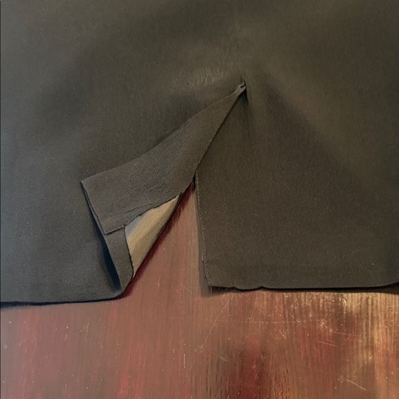 LC Lauren Conrad Open Front Black Blazer with Blue Lapel Size 12 - Picture 4 of 4